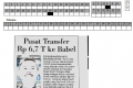 pusat transfer 6,7 ke babel